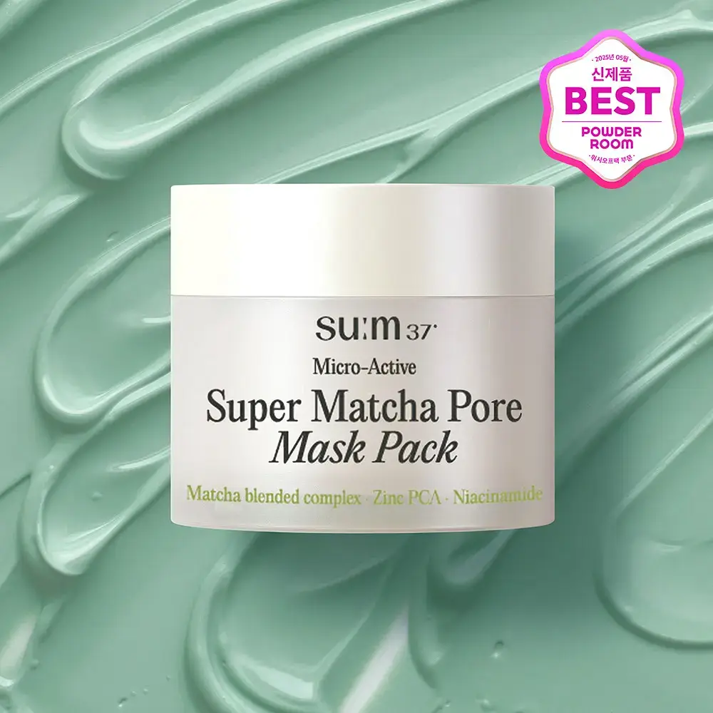 [NEW] 숨37 마이크로액티브 슈퍼 말차 포어 마스크 100ml